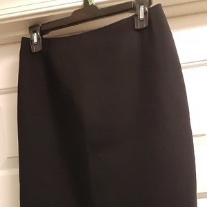 Dana Buchman Black Wool Pencil Skirt